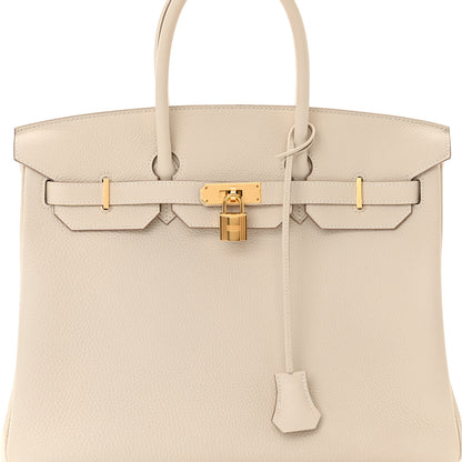 Hermes Togo Birkin 35 Craie 8 of 13