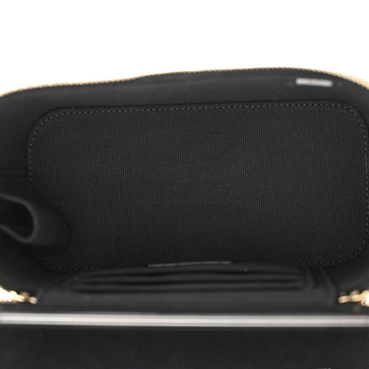 Chanel Lambskin Quilted Small Top Handle Vanity Case With Chain Black 5 of 10