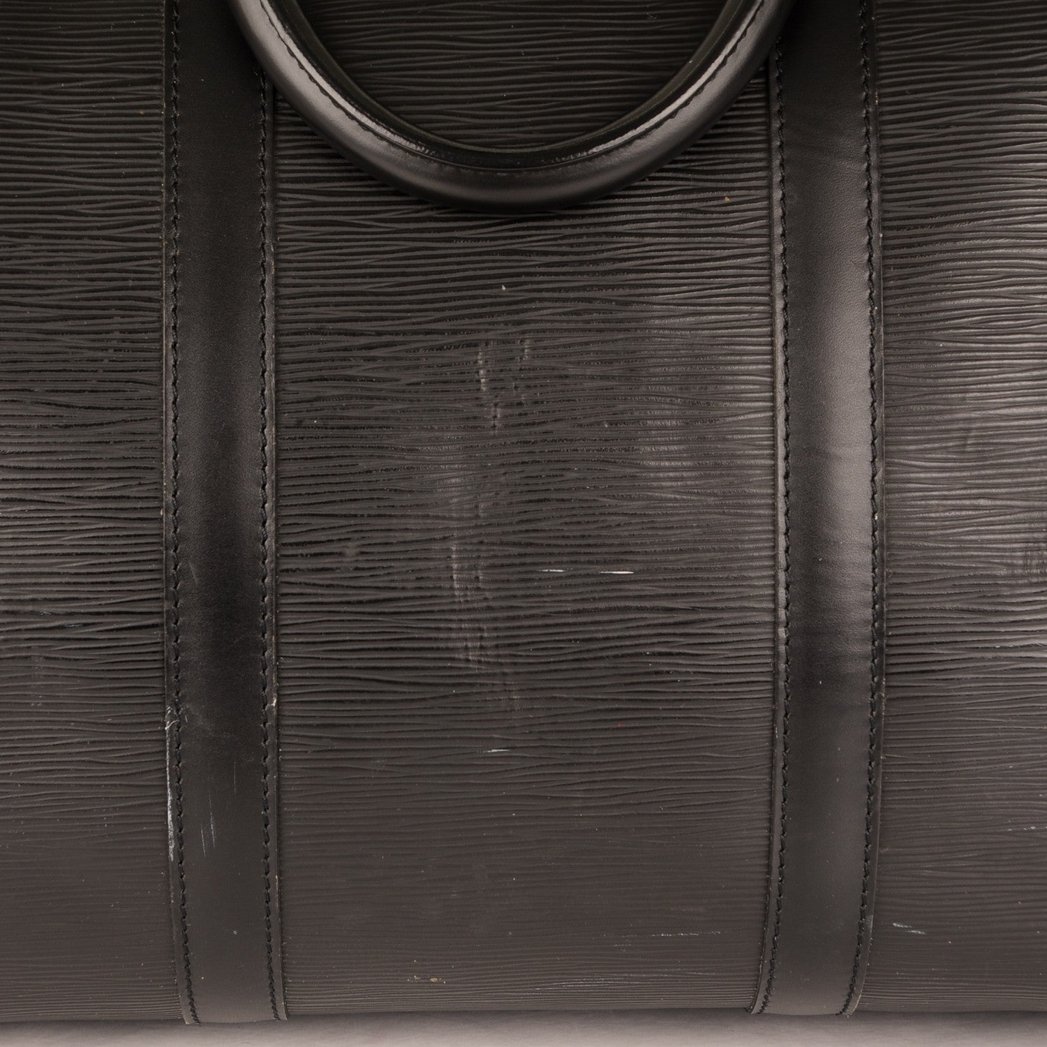 Louis Vuitton Epi Keepall 55 Black 9 of 12