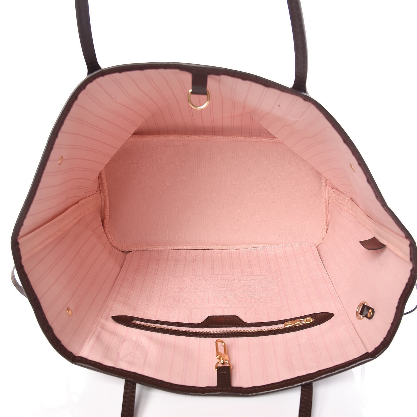Damier Ebene Neo Neverfull MM Rose Ballerine