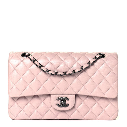 Chanel Caviar Quilted Medium Double Flap Light Pink 1 of 10