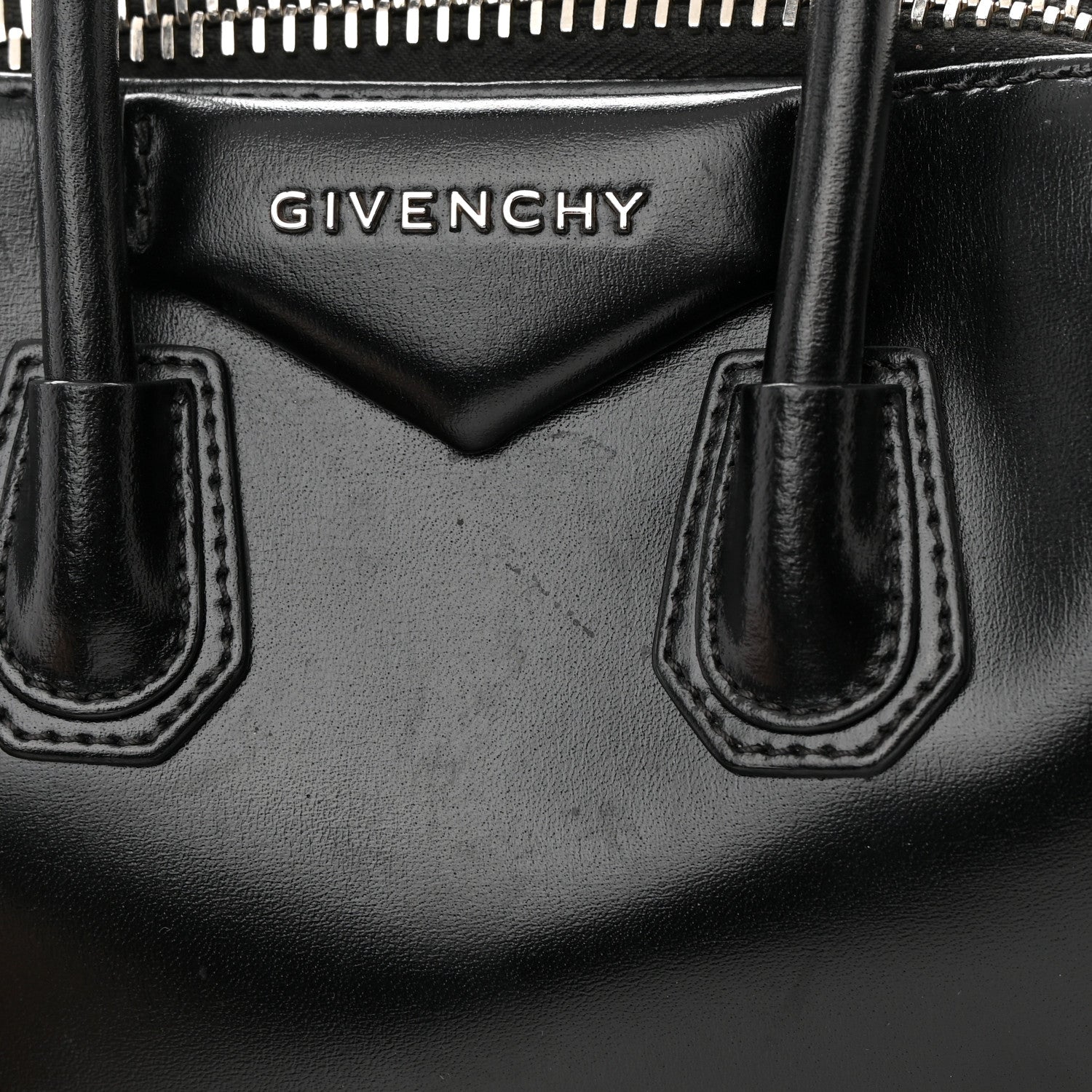 Givenchy Shiny Lord Calfskin Mini Antigona Black 17 of 23