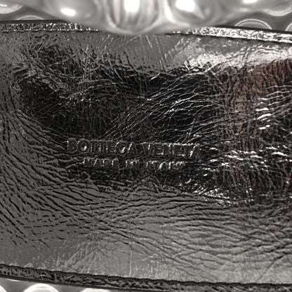 Bottega Veneta Metallic Fabric Bubble Wrap The Mini Pouch Silver 4 of 7