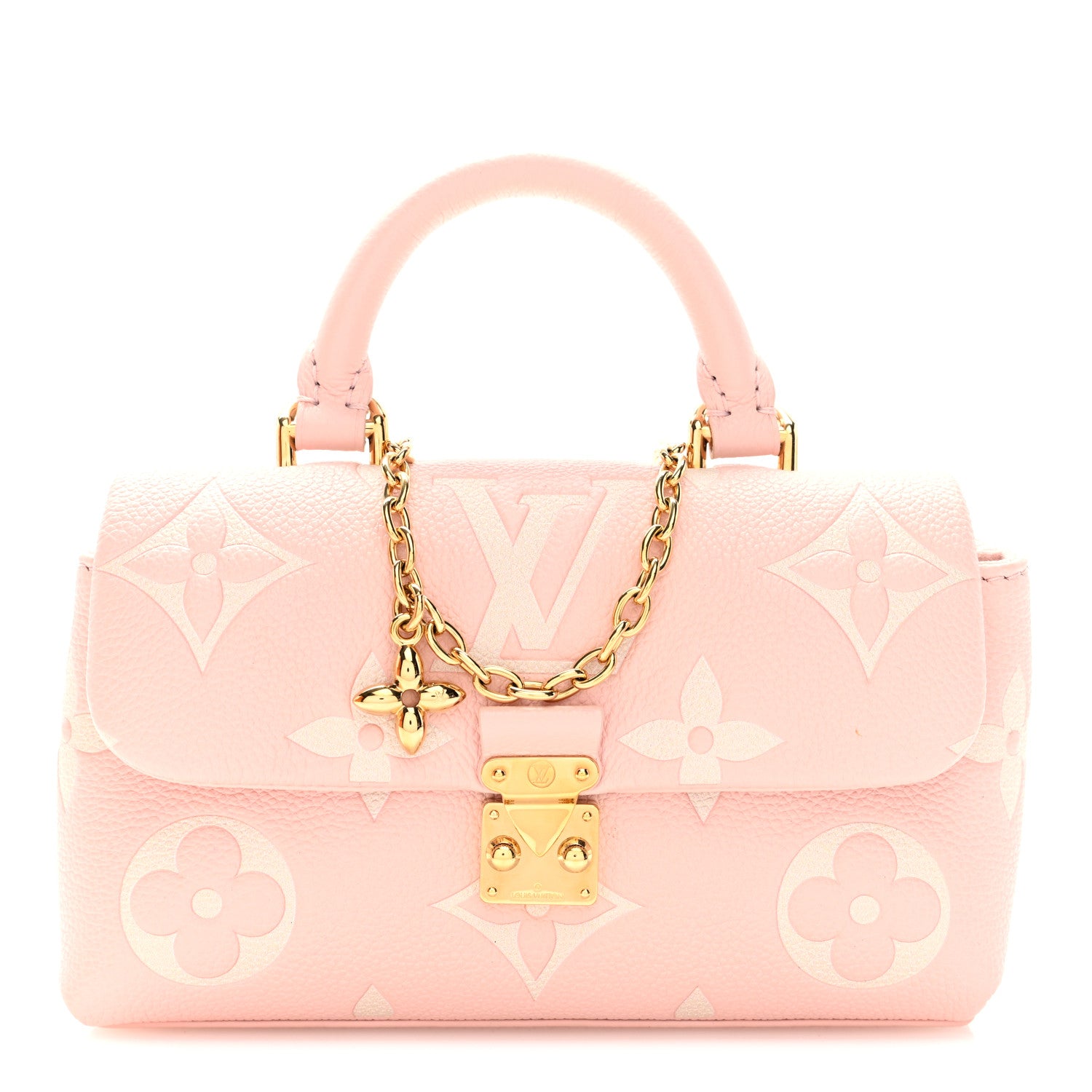 Louis Vuitton Empreinte Monogram Giant Madeleine Nano Rose White Quartz 1 of 10