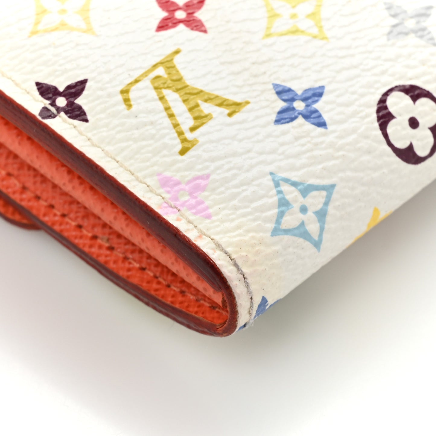 Monogram Multicolor Sarah Wallet White