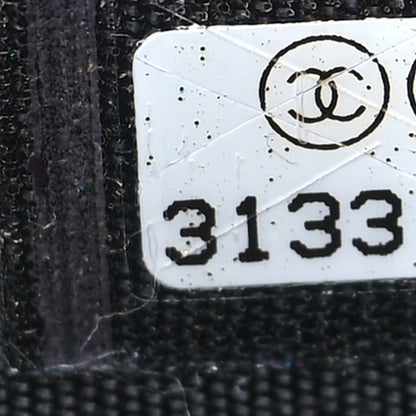 Chanel Lambskin Quilted Top Handle Mini Vanity Case With Chain Black 7 of 9