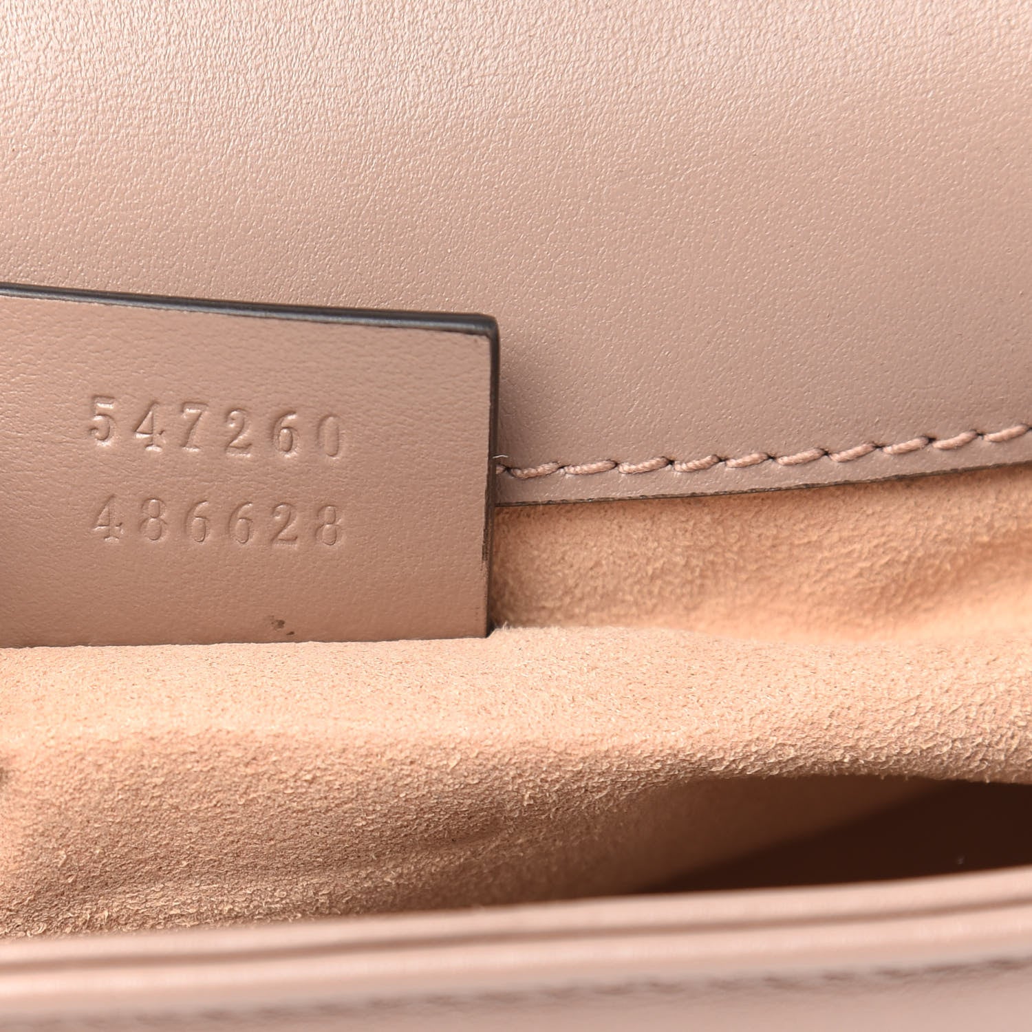 Gucci Calfskin Matelasse Mini GG Marmont Top Handle Shoulder Bag Porcelain Rose 7 of 10