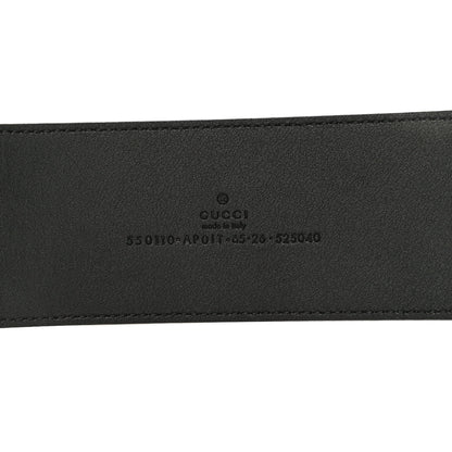 Gucci Calfskin Crystal Double G 55mm Belt 65 26 Black 4 of 7