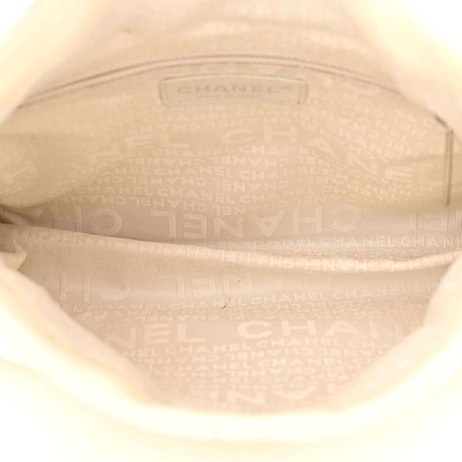 Chanel Lambskin Stitched Small Ultimate Soft Tote White 6 of 11