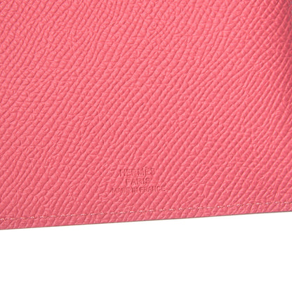 Hermes Epsom Tarmac PM Passport Holder Rose Azalee 6 of 7
