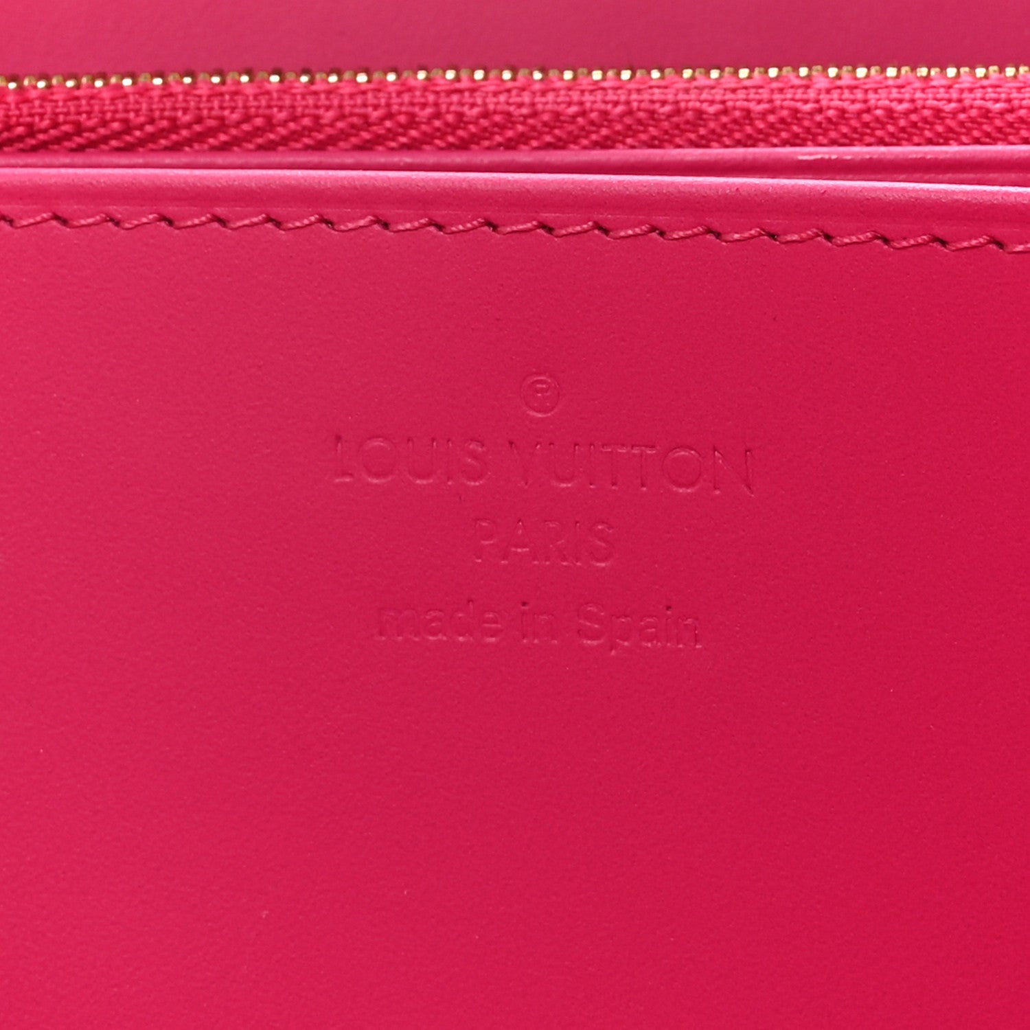 Louis Vuitton Vernis Valentine Zippy Wallet Fuchsia 6 of 7