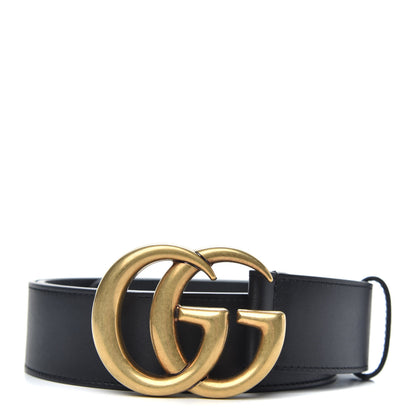 Gucci Calfskin Double G 40mm Belt 100 40 Black 1 of 5