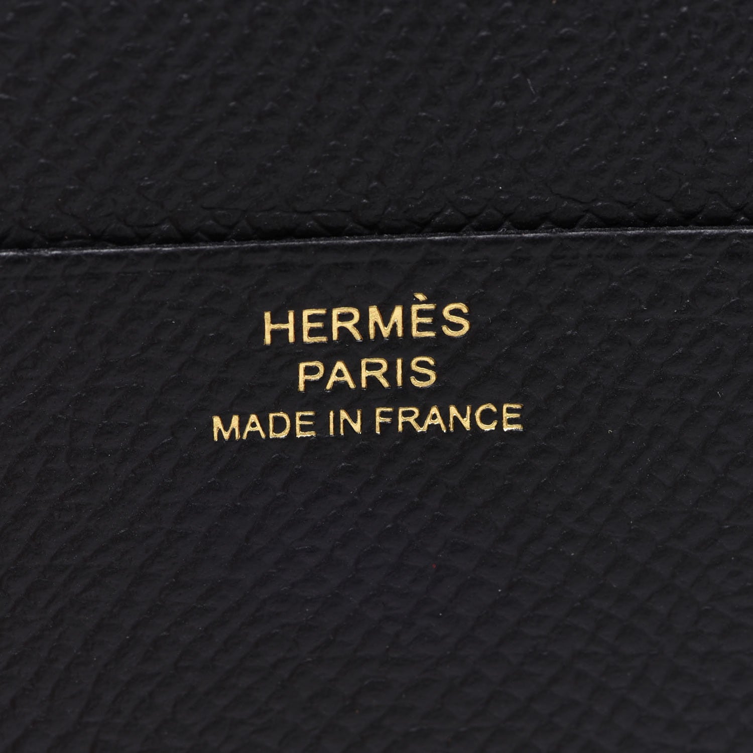 Hermes Epsom Tri-Fold Compact Bearn Wallet Black 6 of 9