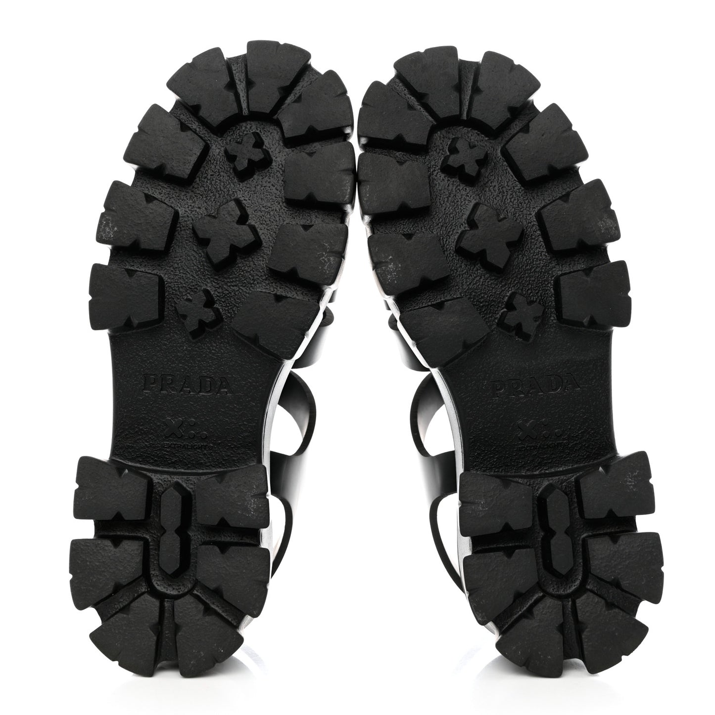 Foam Rubber Triangle Logo Monolith 55mm Cage Sandals 39 Black