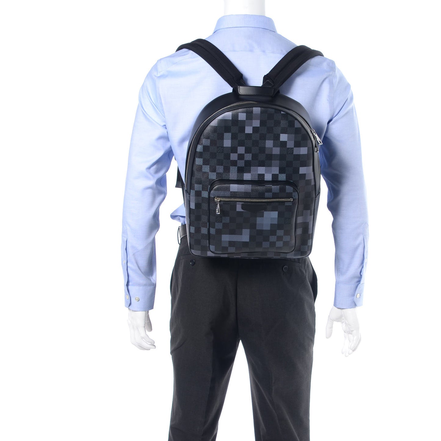 Damier Graphite Pixel Josh Backpack Gris