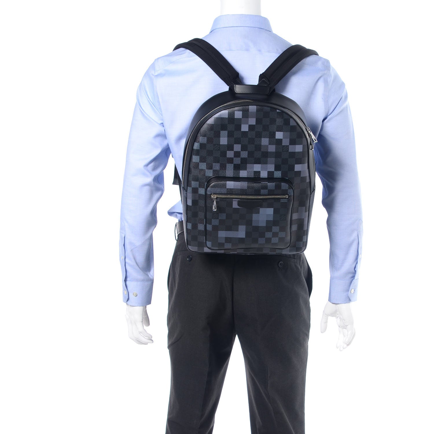Louis Vuitton Damier Graphite Pixel Josh Backpack Gris 2 of 9