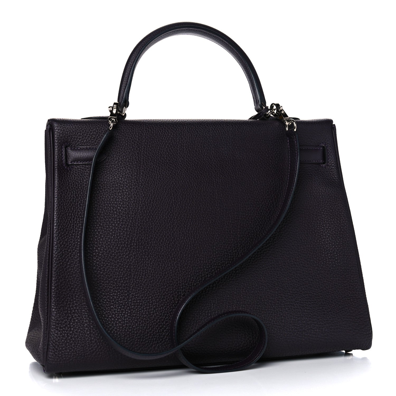 Hermes Togo Kelly Retourne 35 Raisin 3 of 20