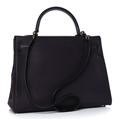 Hermes Togo Kelly Retourne 35 Raisin 3 of 20