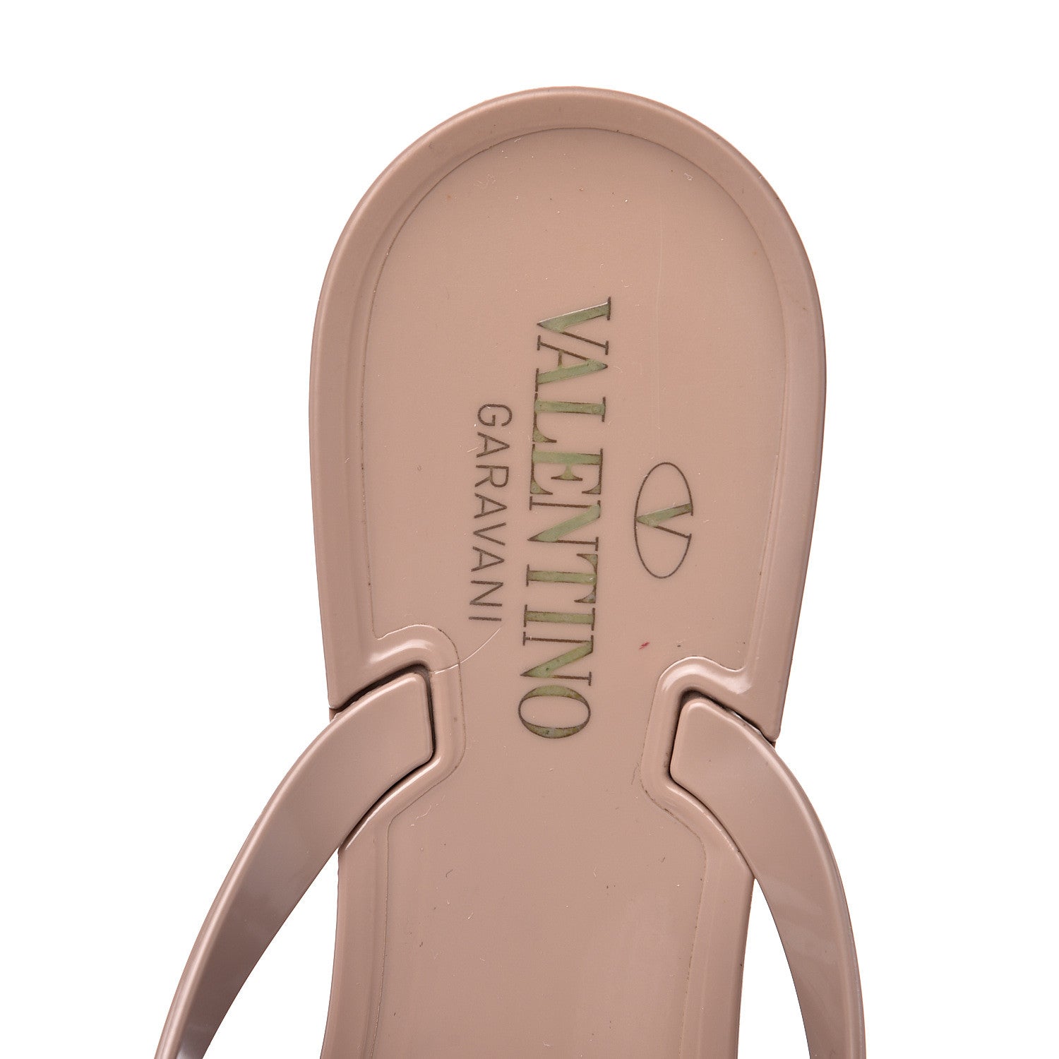 Valentino Garavani PVC Jelly Rockstud Bow Thong Sandals 40 Poudre 6 of 8