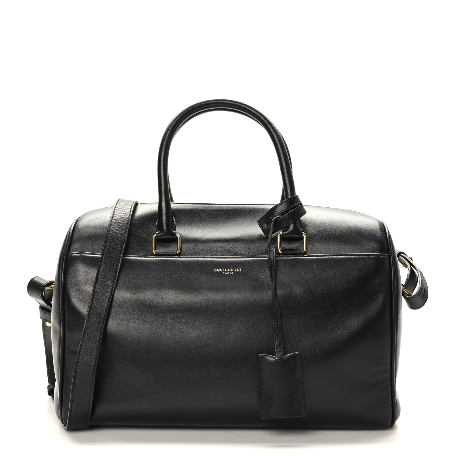 Saint Laurent Calfskin Classic Duffle 6 Black 1 of 12