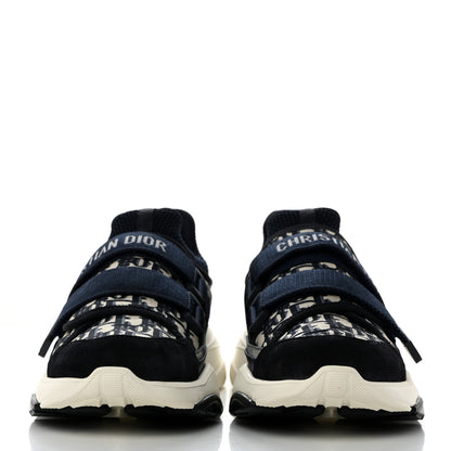 Christian Dior Technical Fabric Oblique D-Wander Sneakers 40.5 Deep Blue 2 of 10