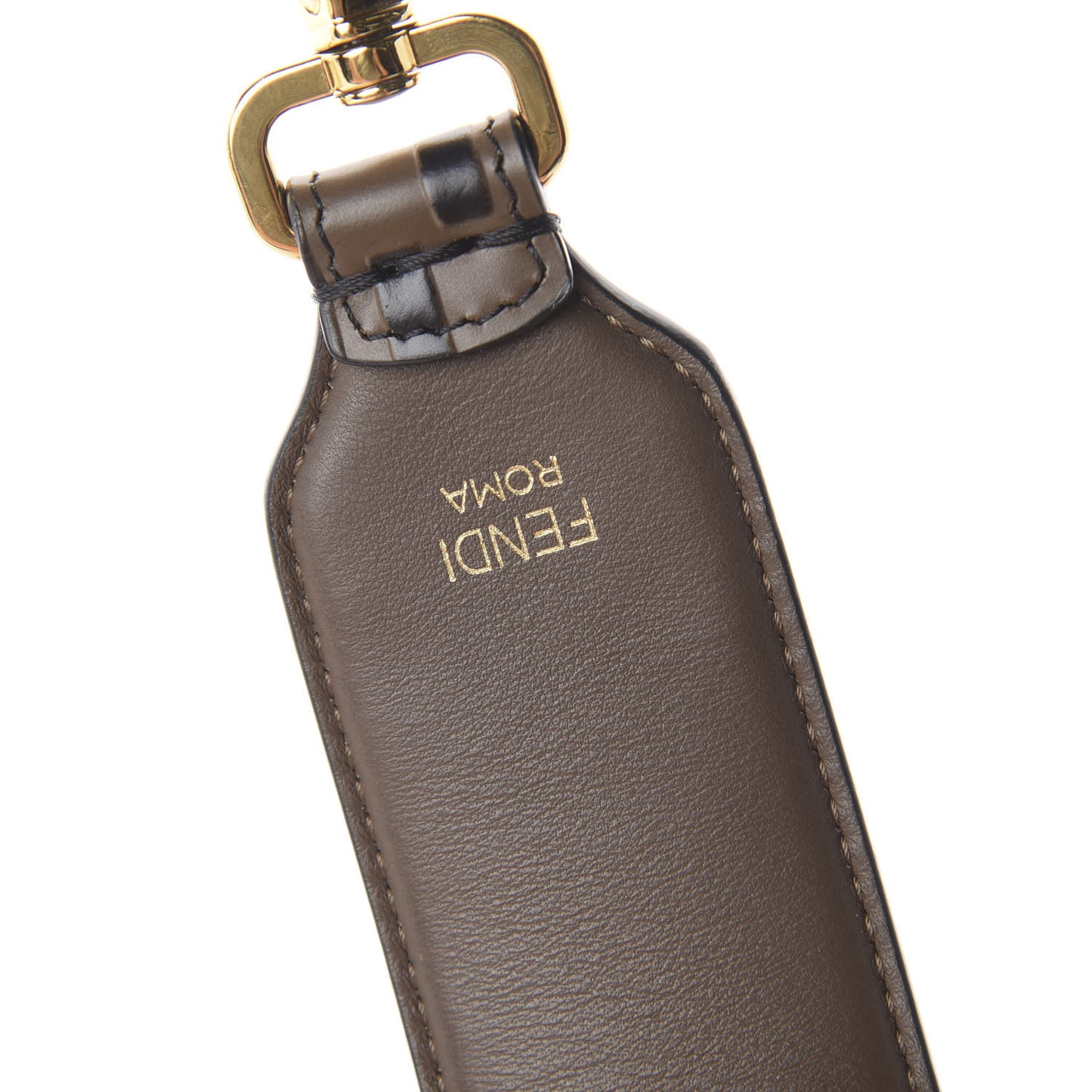Calfskin FF 1974 Embossed Mini Strap You Maya Black