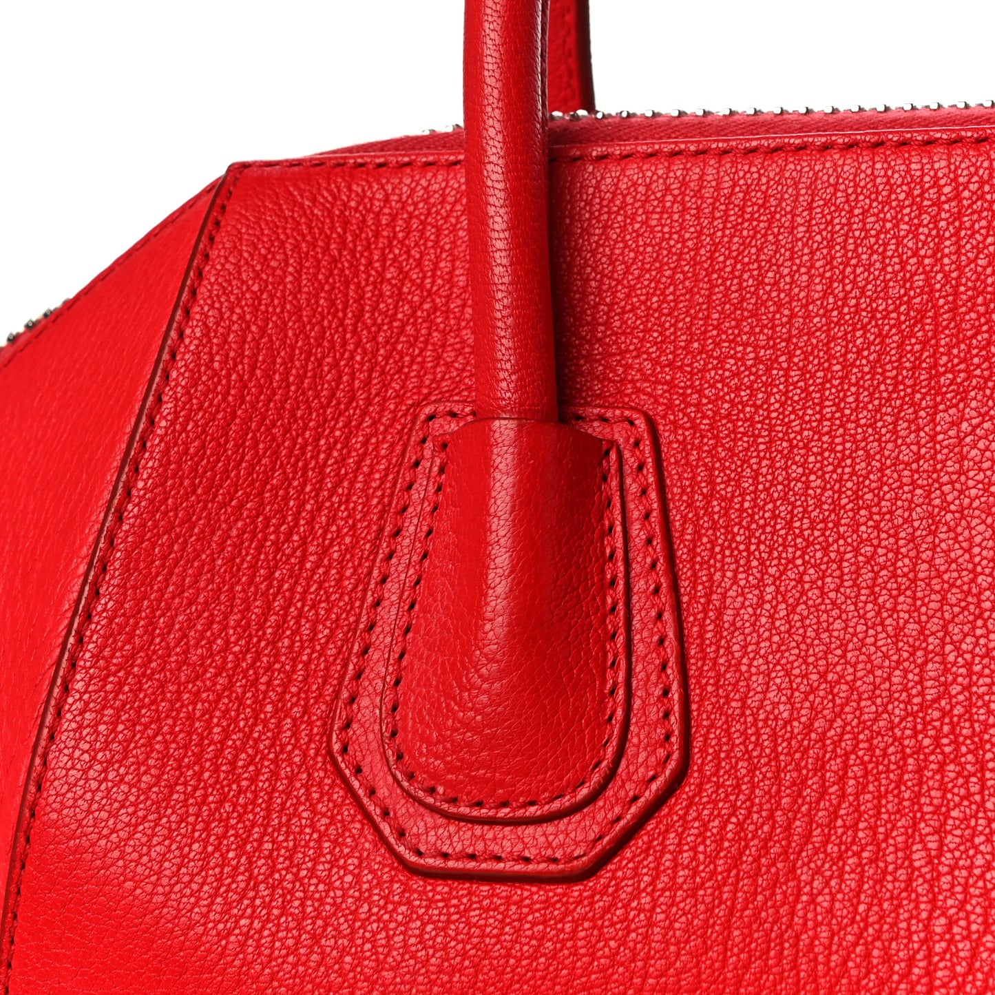 Sugar Goatskin Small Antigona Red
