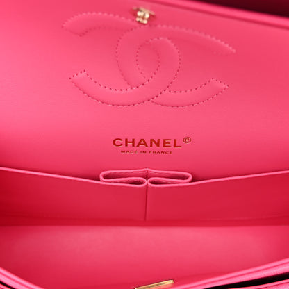 Chanel Caviar Quilted Medium Double Flap Pink 6 of 9