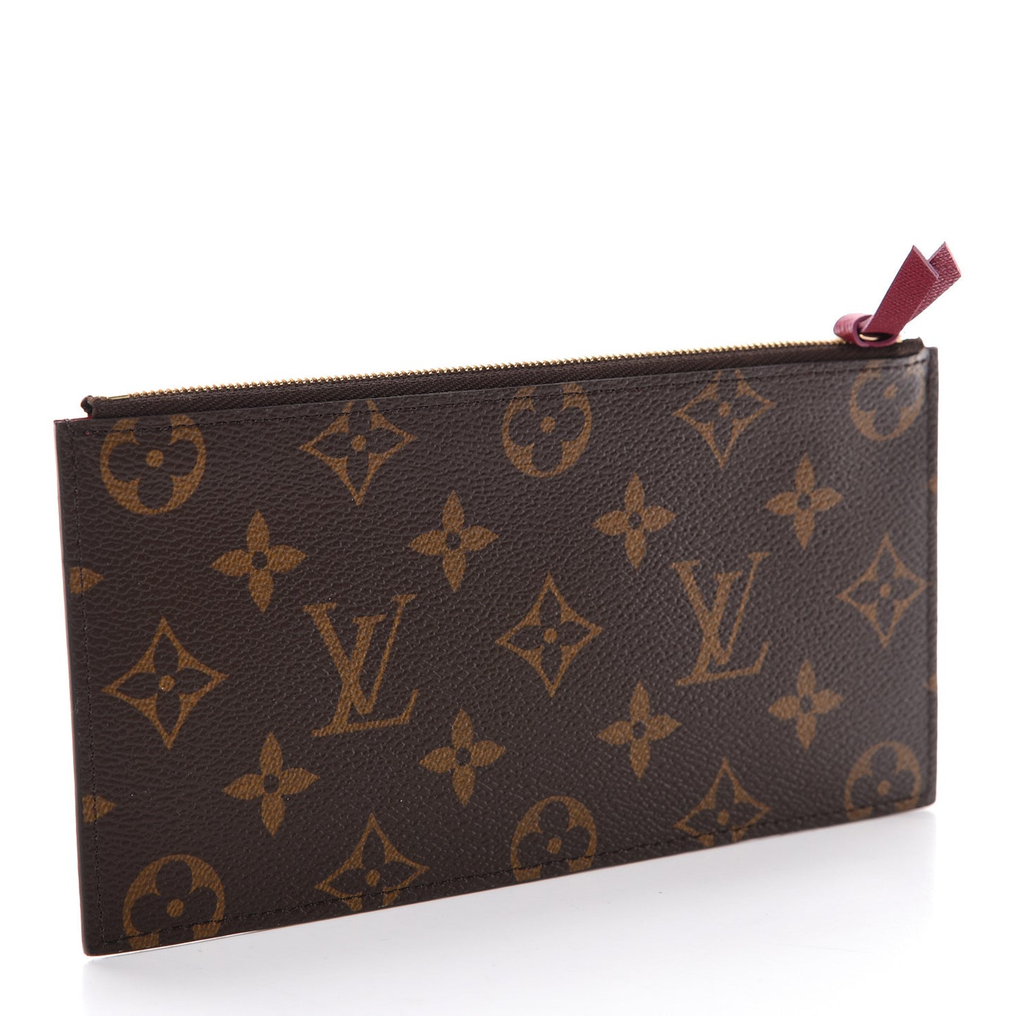 Monogram Felicie Card Holder Insert Fuchsia
