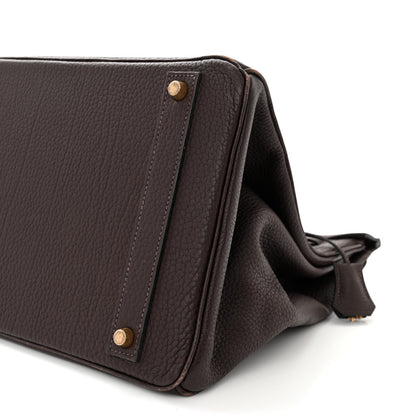 Hermes Fjord Birkin 40 Chocolate 10 of 11