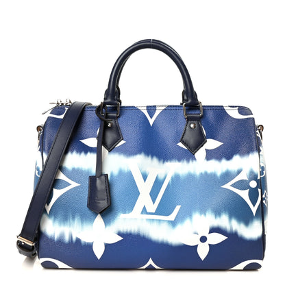 Louis Vuitton Monogram Escale Speedy Bandouliere 30 Blue 1 of 14
