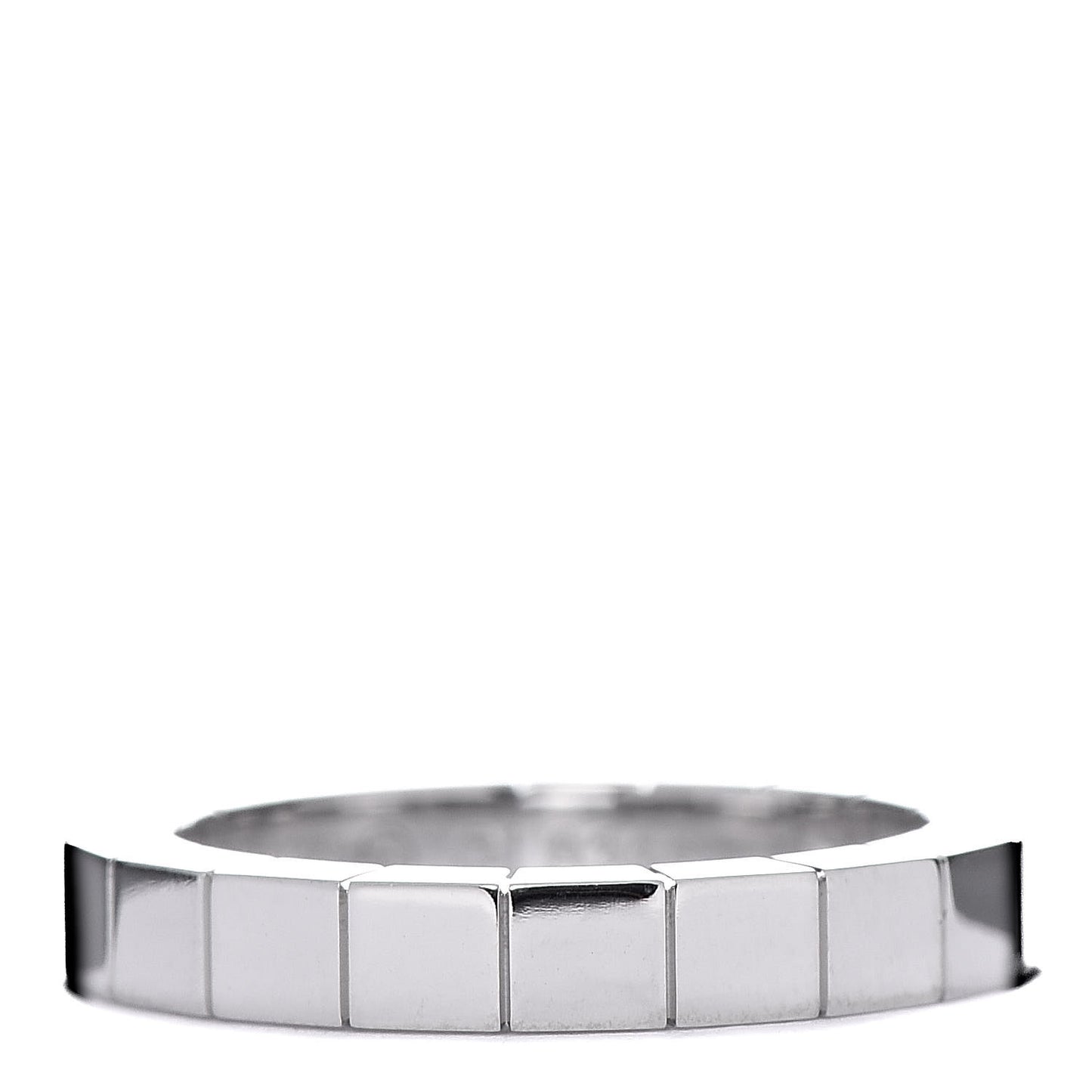 18K White Gold Lanieres Ring 48 4.5