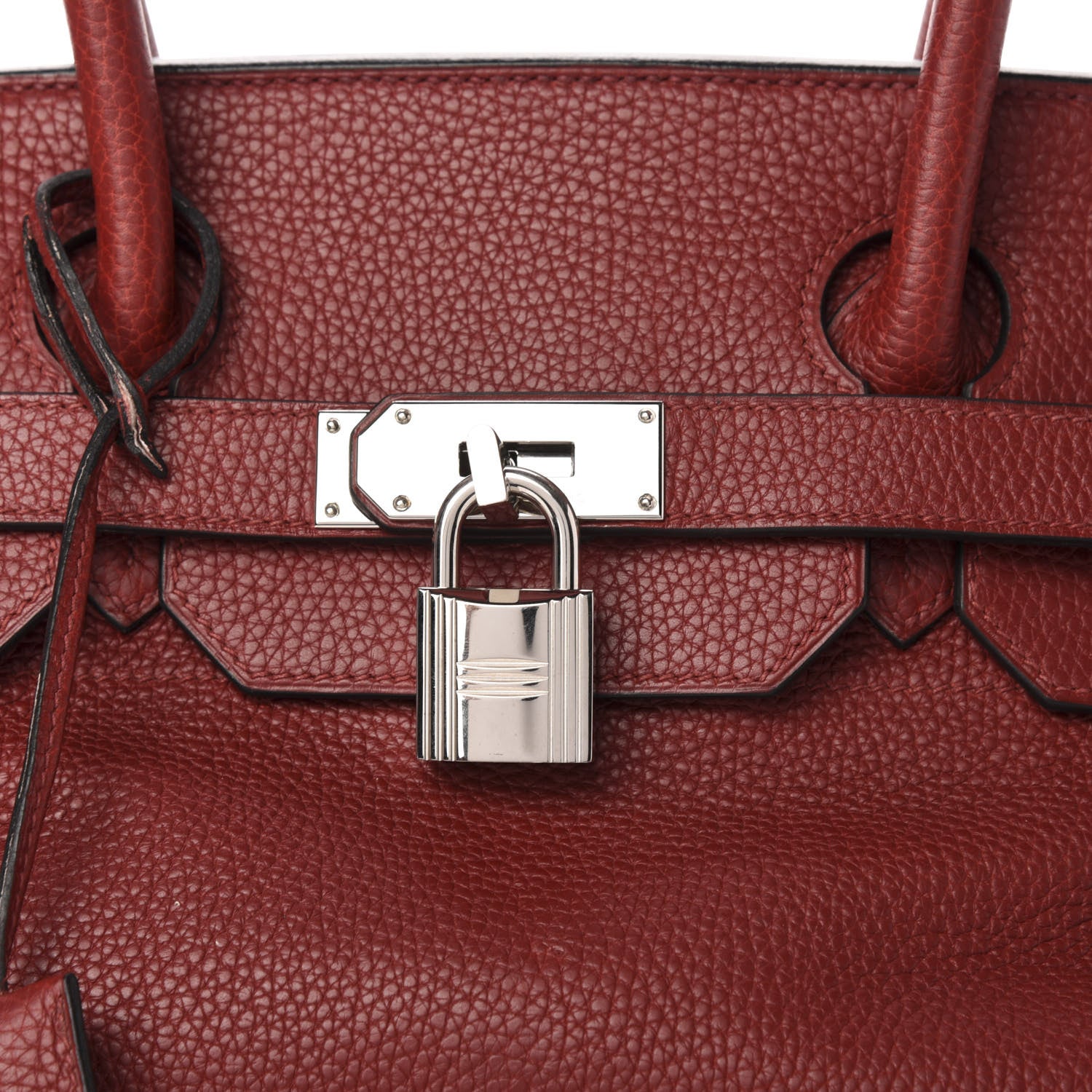 Hermes Taurillon Clemence JPG Birkin 42 Rouge H 12 of 12
