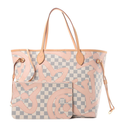 Louis Vuitton Damier Azur Tahitienne Neverfull MM 1 of 12