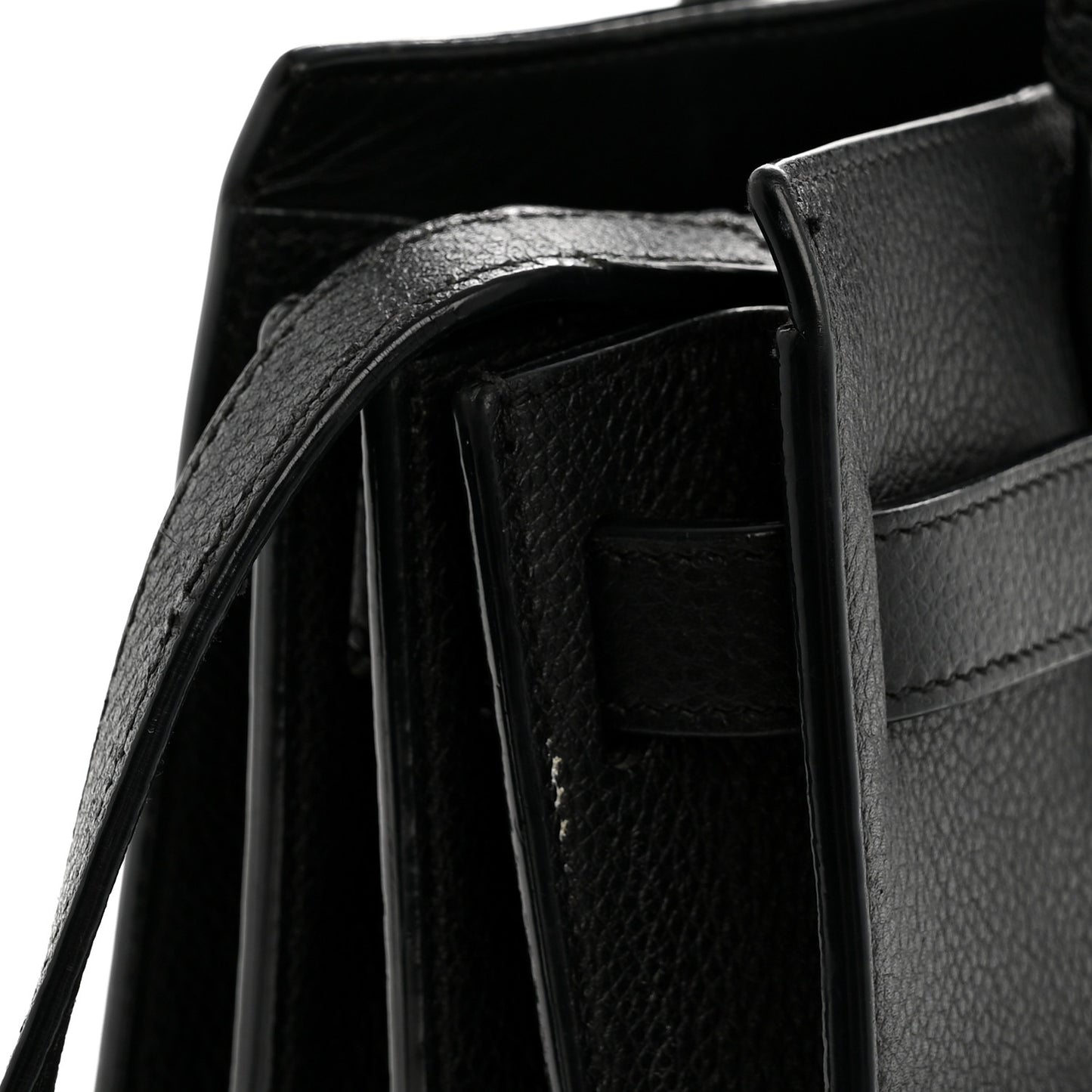 Calfskin Nano Sac De Jour Black