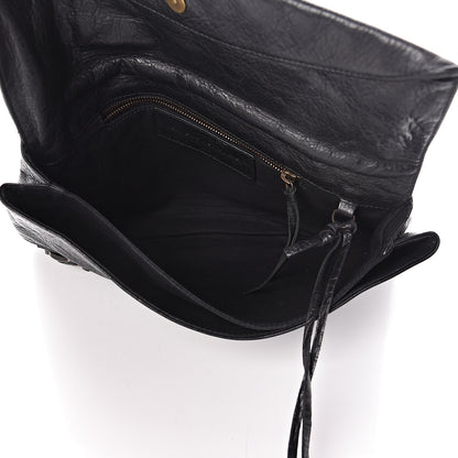 Balenciaga Agneau Classic Hardware Envelope Clutch Black 5 of 8