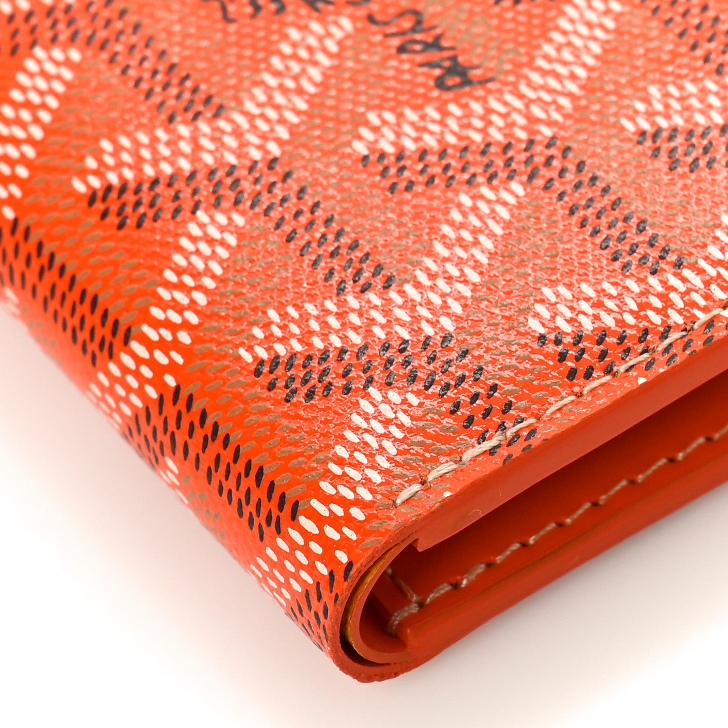 Goyard Goyardine Saint Pierre Card Holder Orange 7 of 9