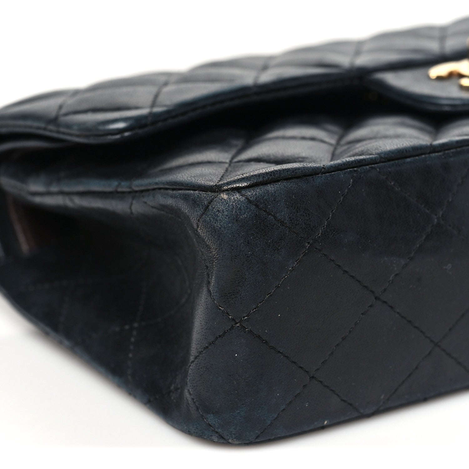Chanel Lambskin Quilted Small Double Flap Black 10 of 15