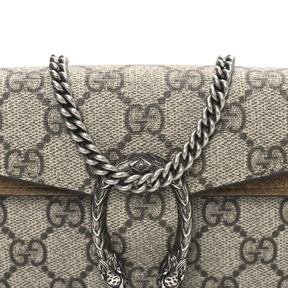 Gucci GG Supreme Monogram Super Mini Dionysus Shoulder Bag Taupe 8 of 11