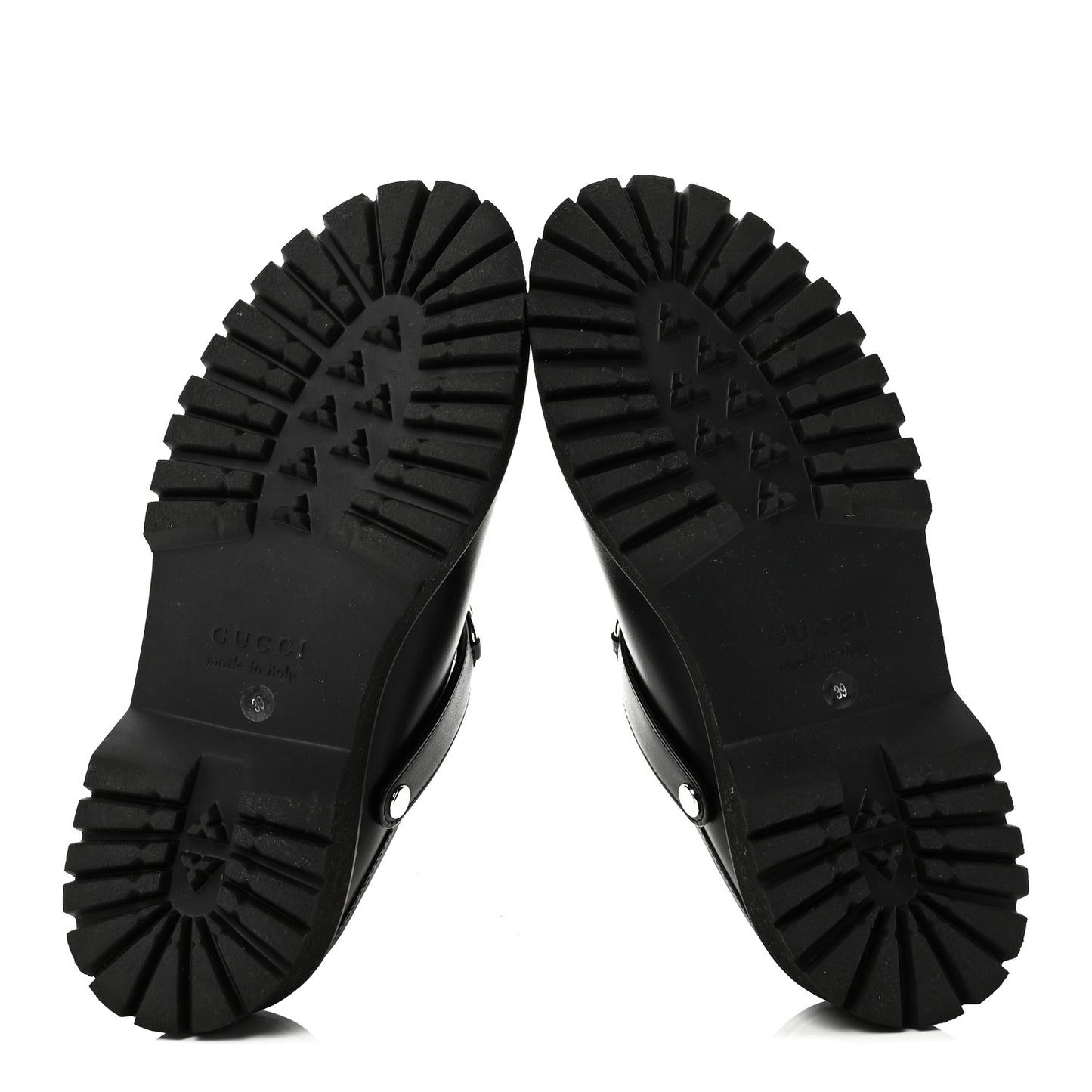 Calfskin Womens Horsebit Platform Mules 39 Black
