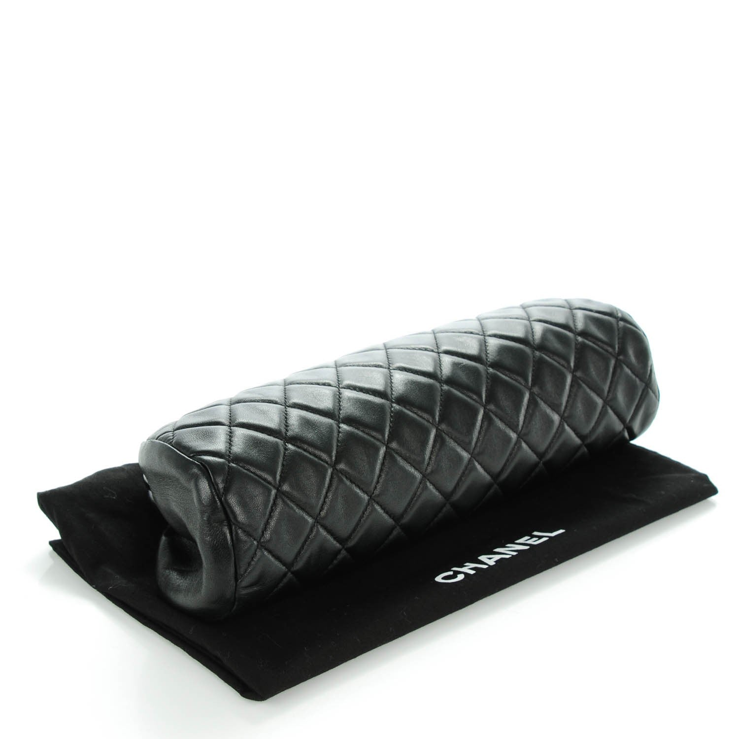 Chanel Lambskin Quilted Timeless Clutch Black 4 of 7