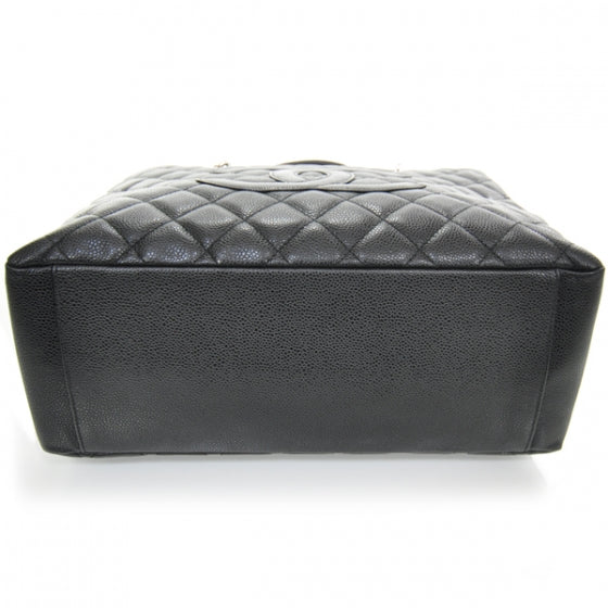 Chanel Caviar Quilted Grand Shopping Tote GST Black 4 of 11