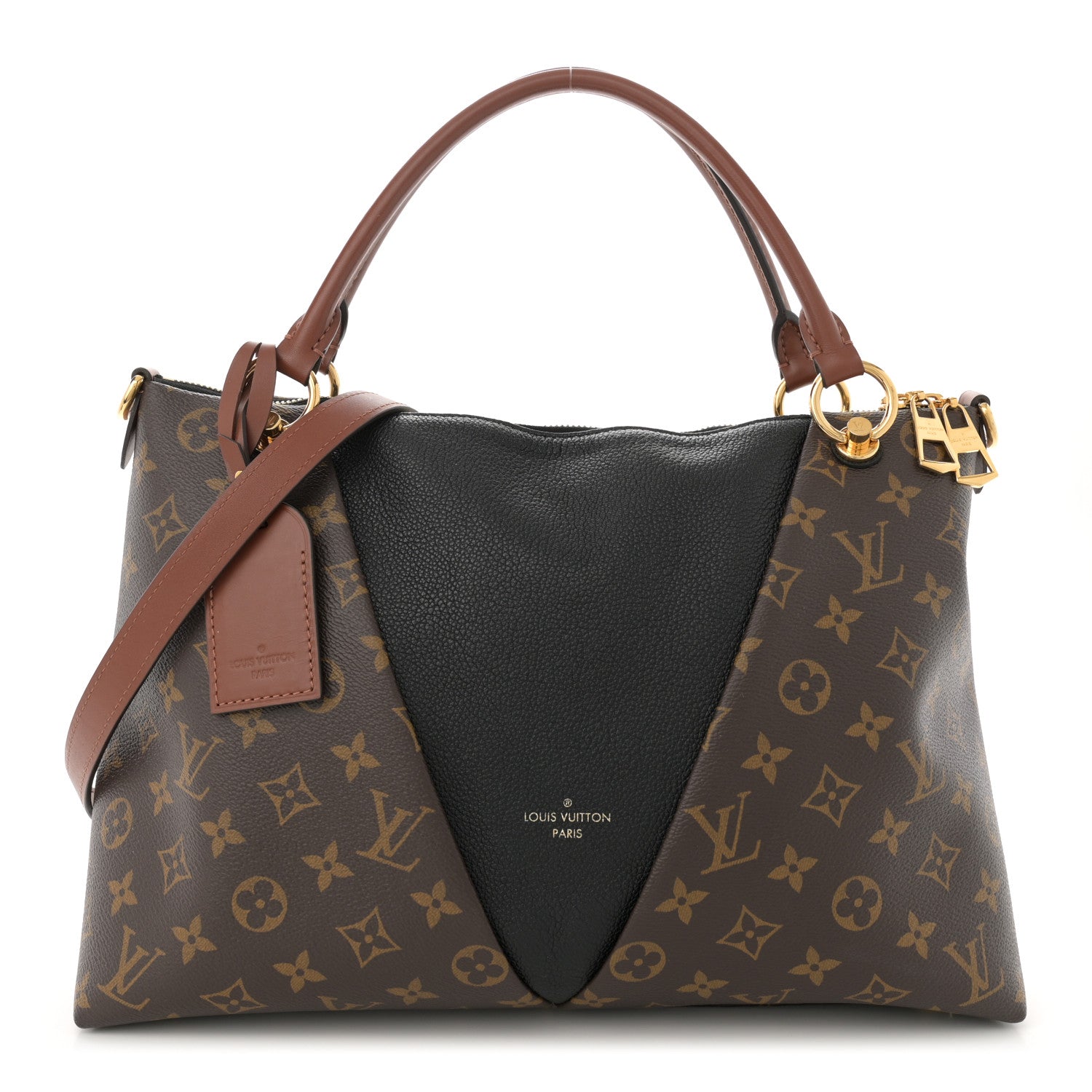 Louis Vuitton Monogram V Tote MM Black 1 of 11