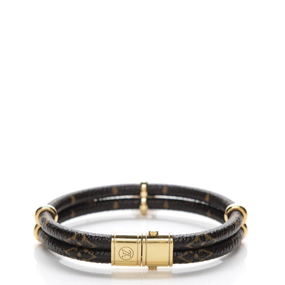 Louis Vuitton Monogram Keep It Twice Bracelet 19 3 of 4