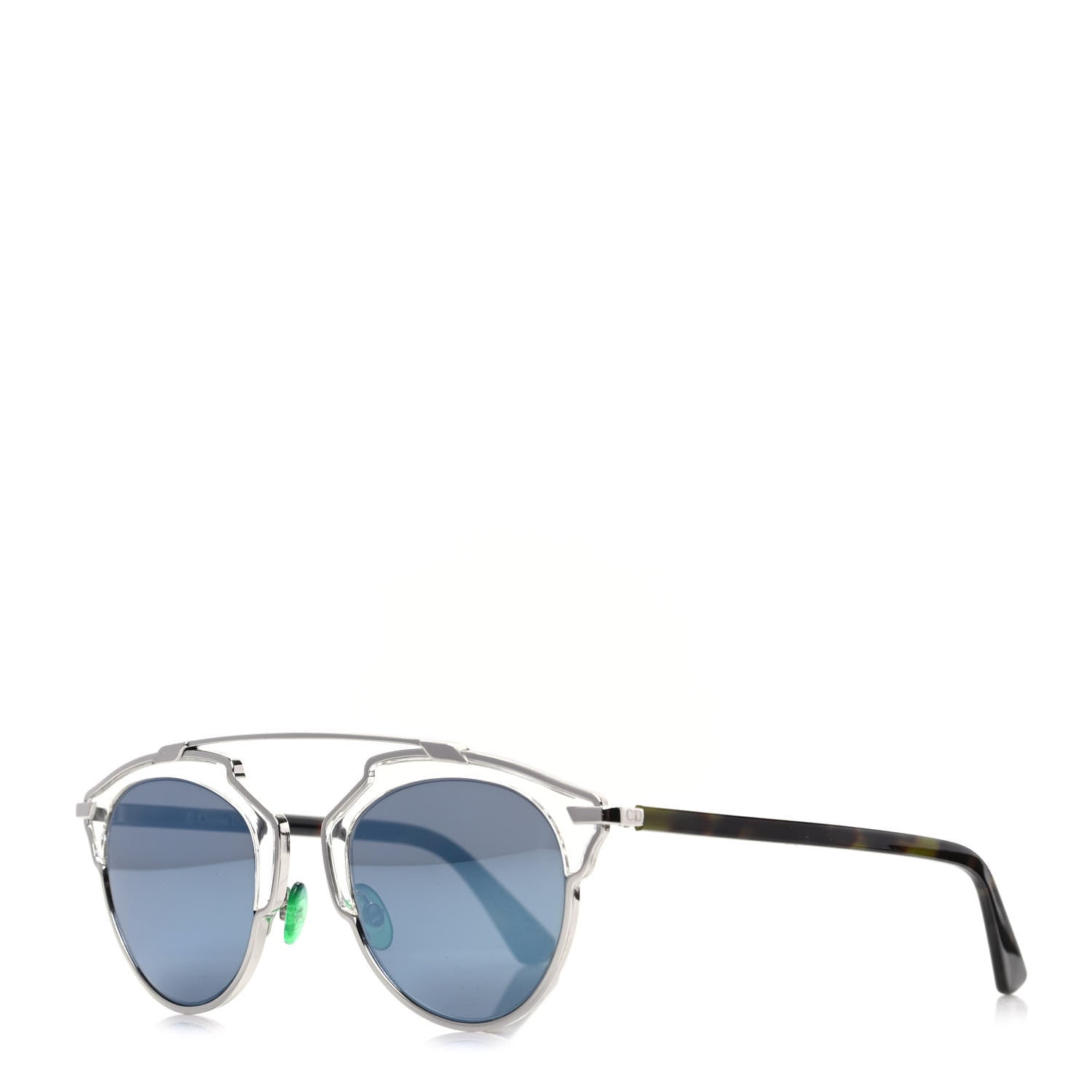 Christian Dior So Real Sunglasses Blue Havana 1 of 7