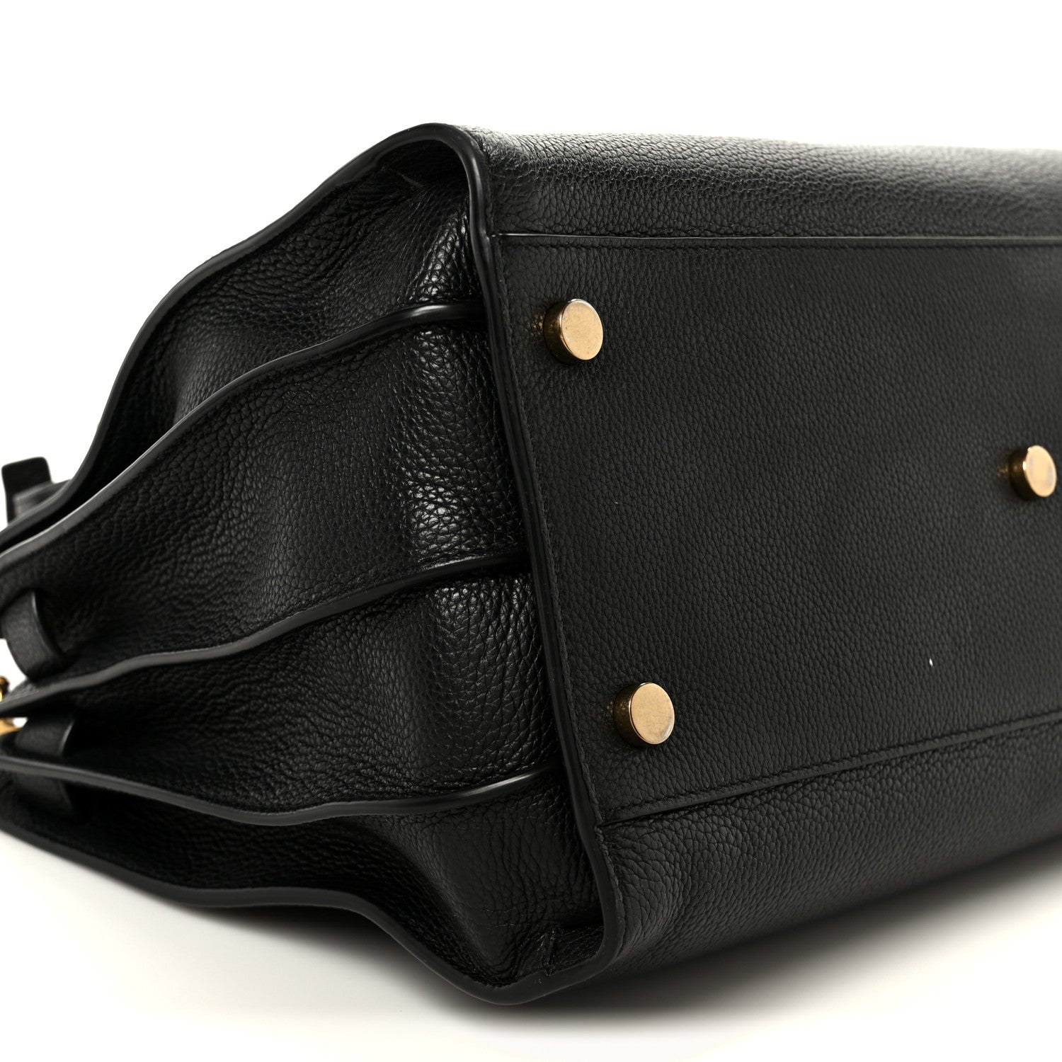 Saint Laurent Grained Calfskin Small Supple Sac De Jour Black 12 of 13