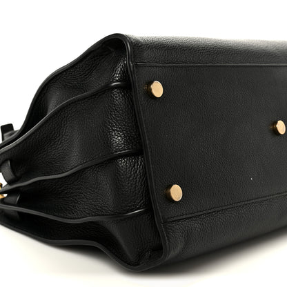 Saint Laurent Grained Calfskin Small Supple Sac De Jour Black 12 of 13