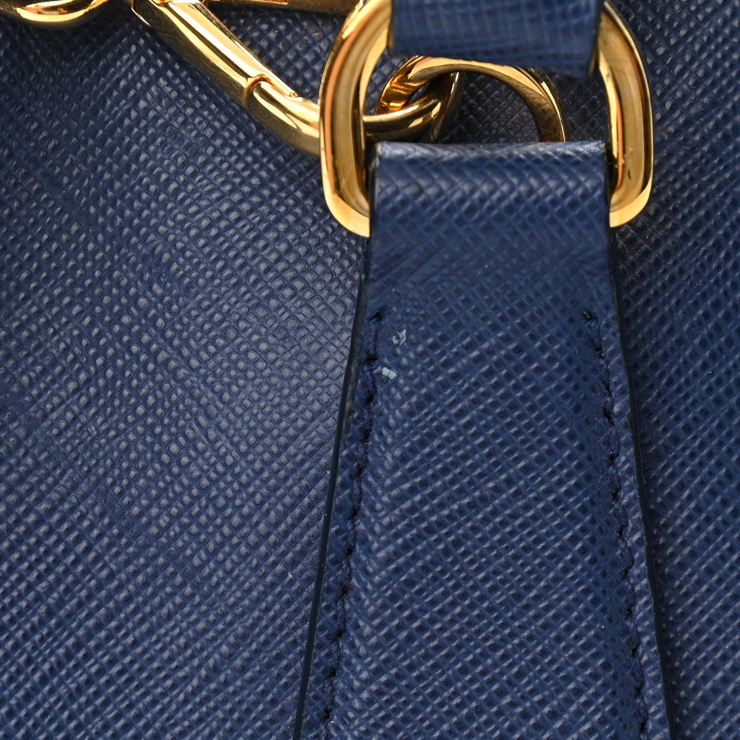 Prada Saffiano Lux Medium Promenade Tote Bluette 11 of 13