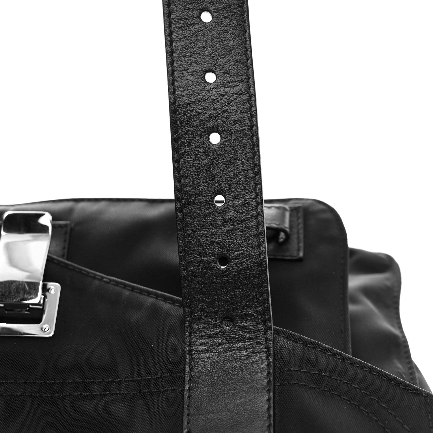Proenza Schouler Nylon Calfskin Medium PS1 Satchel Black 13 of 15