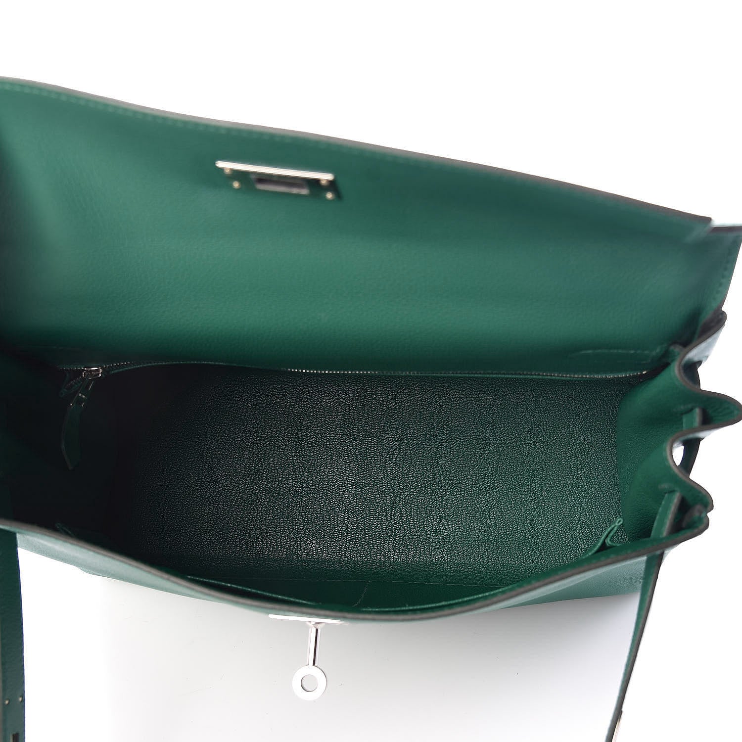 Hermes Evercolor Kelly Retourne 32 Vert Vertigo 7 of 36